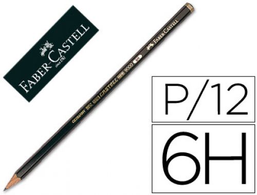 Lapis de grafite faber 9000 6h unidade , Faber castell , 73526 , 4005401190165